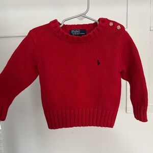 Kids Polo by Ralph Lauren Red Kids Sweater
